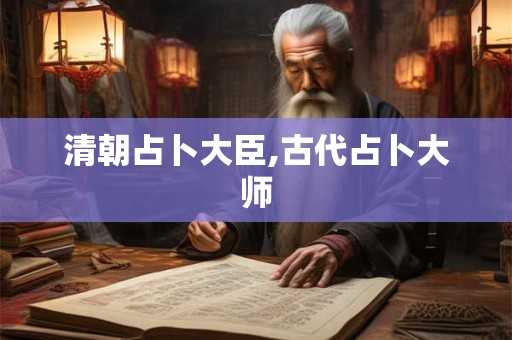 清朝占卜大臣,古代占卜大师