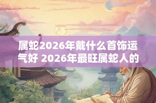 属蛇2026年戴什么首饰运气好 2026年最旺属蛇人的吉祥物