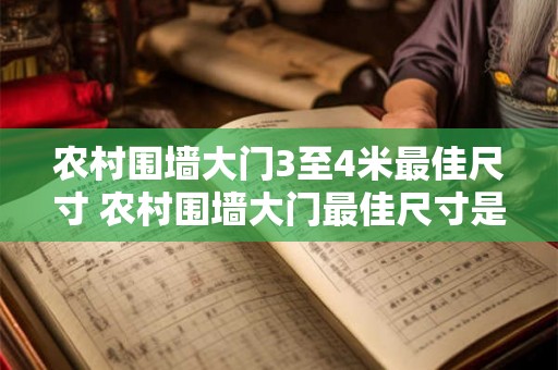 农村围墙大门3至4米最佳尺寸 农村围墙大门最佳尺寸是多少