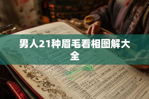 男人21种眉毛看相图解大全