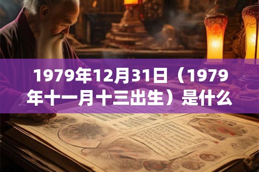 1979年12月31日(1979年十一月十三出生)是什么命_命运如何 1979年12月31日(1979年十一月十三出生)是什么命_命运如何