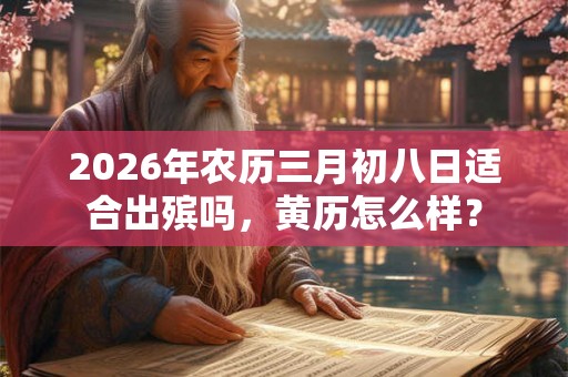 2026年农历三月初八日适合出殡吗,黄历怎么样? 2026年农历三月初八日适合出殡吗,黄历怎么样?
