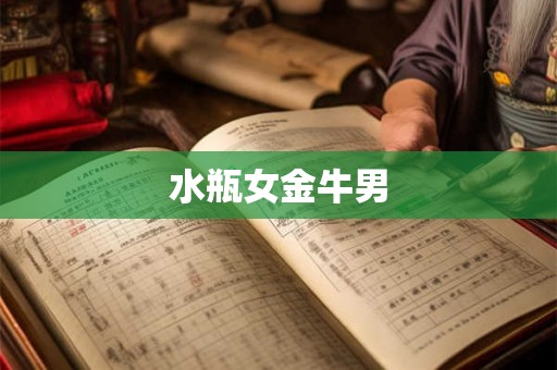 水瓶女金牛男