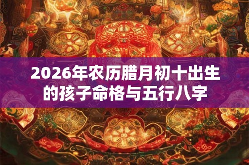 2026年农历腊月初十出生的孩子命格与五行八字