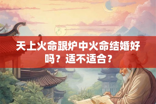 天上火命跟炉中火命结婚好吗？适不适合？