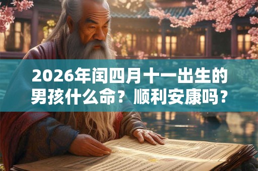 2026年闰四月十一出生的男孩什么命？顺利安康吗？
