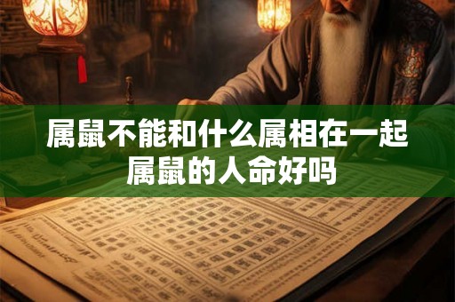 属鼠不能和什么属相在一起 属鼠的人命好吗