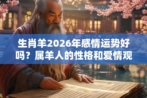 生肖羊2026年感情运势好吗？属羊人的性格和爱情观