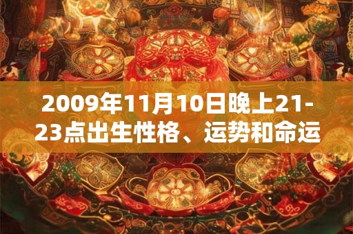 2009年11月10日晚上21-23点出生性格、运势和命运