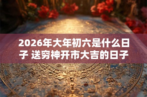 2026年大年初六是什么日子 送穷神开市大吉的日子