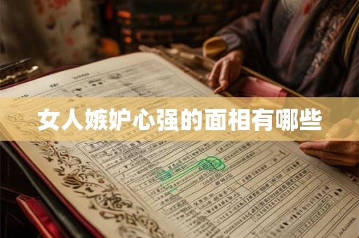 女人嫉妒心强的面相有哪些