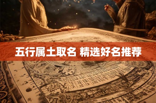 五行属土取名 精选好名推荐