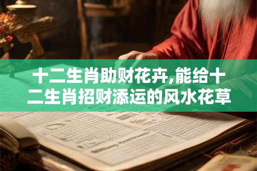 十二生肖助财花卉,能给十二生肖招财添运的风水花草 十二生肖助财花卉,能给十二生肖招财添运的风水花草
