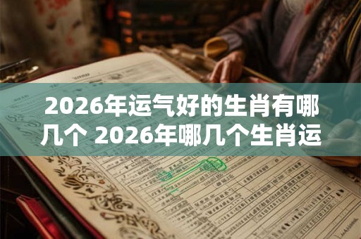 2026年运气好的生肖有哪几个 2026年哪几个生肖运势好