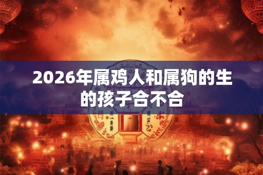 2026年属鸡人和属狗的生的孩子合不合 2026年属鸡人和属狗的生的孩子合不合