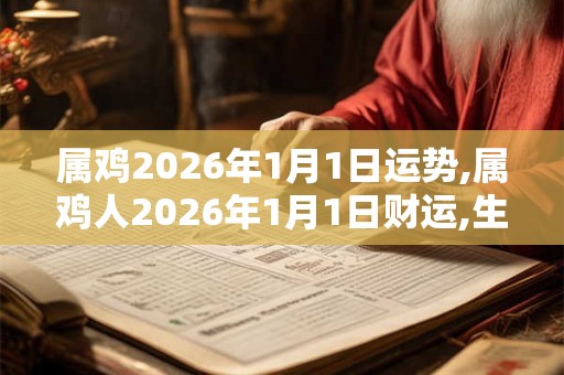 属鸡2026年1月1日运势,属鸡人2026年1月1日财运,生肖鸡2026年1月1日运势 属鸡2026年1月1日运势,属鸡人2026年1月1日财运,生肖鸡2026年1月1日运势