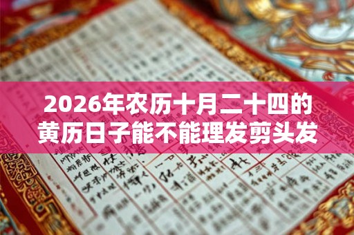 2026年农历十月二十四的黄历日子能不能理发剪头发？