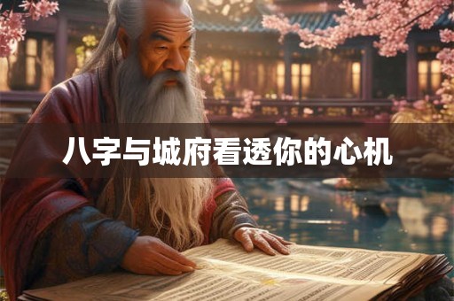八字与城府看透你的心机