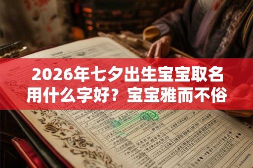 2026年七夕出生宝宝取名用什么字好？宝宝雅而不俗的名字推荐