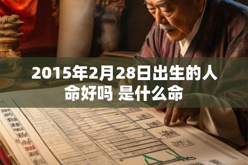 2015年2月28日出生的人命好吗 是什么命