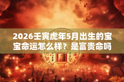 2026壬寅虎年5月出生的宝宝命运怎么样？是富贵命吗？