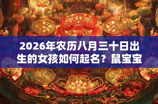 2026年农历八月三十日出生的女孩如何起名?鼠宝宝起名有什么禁忌? 2026年农历八月三十日出生的女孩如何起名?鼠宝宝起名有什么禁忌?