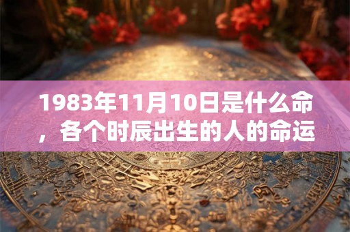1983年11月10日是什么命,各个时辰出生的人的命运 1983年11月10日是什么命,各个时辰出生的人的命运