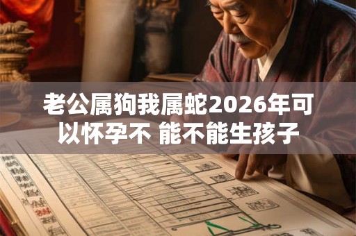 老公属狗我属蛇2026年可以怀孕不 能不能生孩子