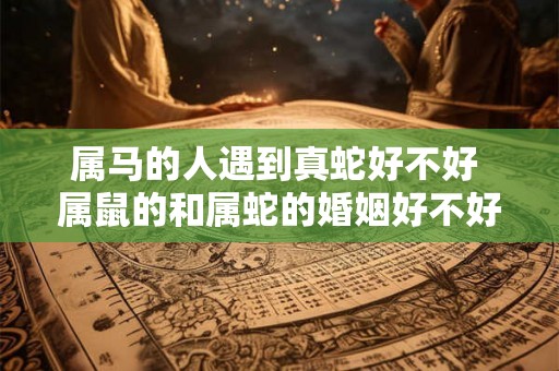 属马的人遇到真蛇好不好 属鼠的和属蛇的婚姻好不好