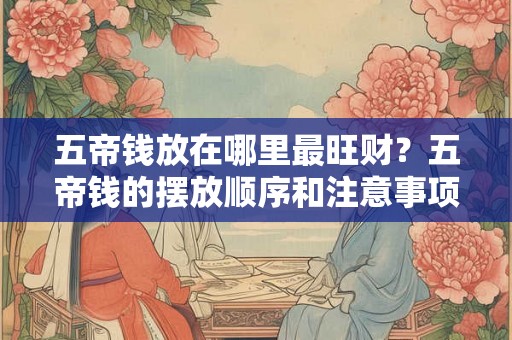 五帝钱放在哪里最旺财？五帝钱的摆放顺序和注意事项！