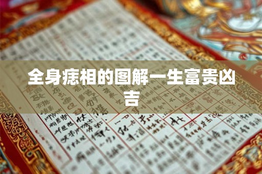 全身痣相的图解一生富贵凶吉