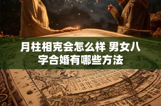 月柱相克会怎么样 男女八字合婚有哪些方法