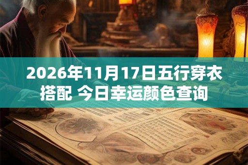 2026年11月17日五行穿衣搭配 今日幸运颜色查询