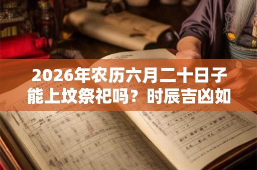 2026年农历六月二十日子能上坟祭祀吗？时辰吉凶如何？
