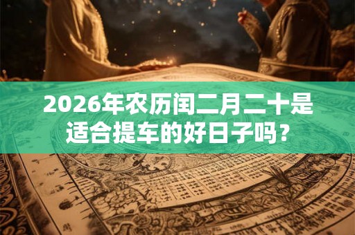 2026年农历闰二月二十是适合提车的好日子吗？