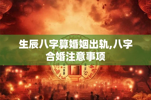 生辰八字算婚姻出轨,八字合婚注意事项