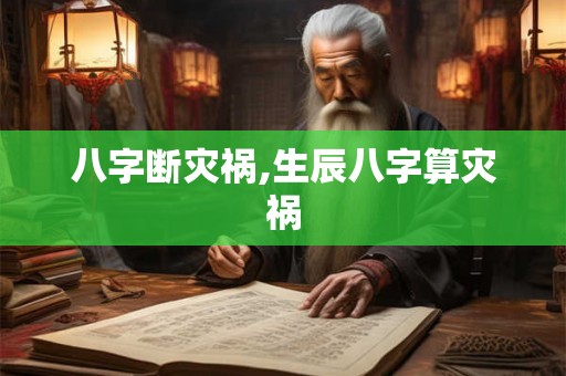 八字断灾祸,生辰八字算灾祸