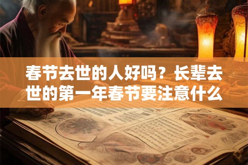 春节去世的人好吗？长辈去世的第一年春节要注意什么？