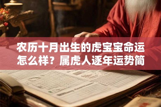 农历十月出生的虎宝宝命运怎么样?属虎人逐年运势简析 农历十月出生的虎宝宝命运怎么样?属虎人逐年运势简析
