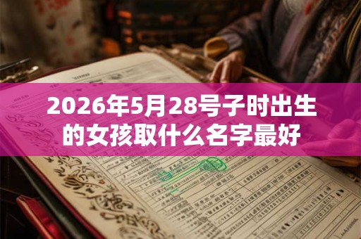 2026年5月28号子时出生的女孩取什么名字最好