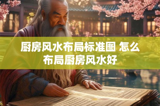 厨房风水布局标准图 怎么布局厨房风水好