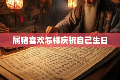 属猪喜欢怎样庆祝自己生日 属猪喜欢怎样庆祝自己生日