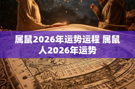 属鼠2026年运势运程 属鼠人2026年运势