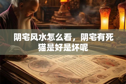 阴宅风水怎么看，阴宅有死猫是好是坏呢