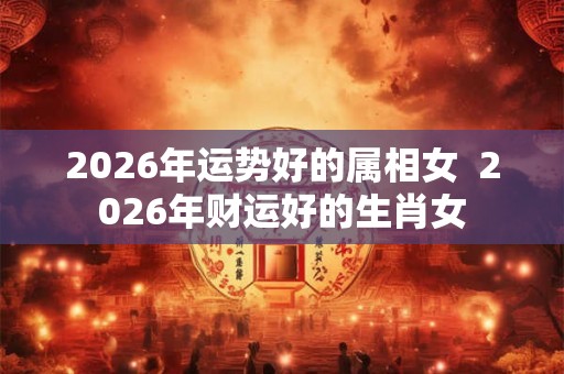 2026年运势好的属相女  2026年财运好的生肖女