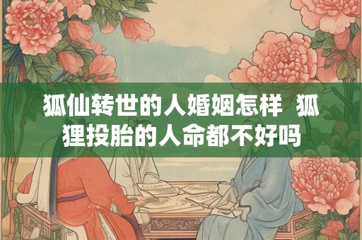 狐仙转世的人婚姻怎样 狐狸投胎的人命都不好吗 狐仙转世的人婚姻怎样 狐狸投胎的人命都不好吗