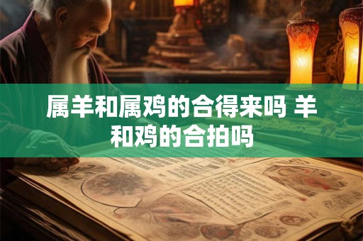 属羊和属鸡的合得来吗 羊和鸡的合拍吗