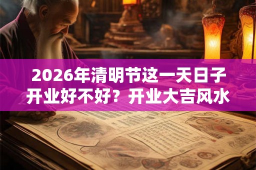 2026年清明节这一天日子开业好不好？开业大吉风水怎么布置？