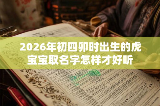 2026年初四卯时出生的虎宝宝取名字怎样才好听