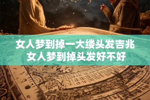 女人梦到掉一大缕头发吉兆 女人梦到掉头发好不好